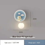 Applique Murale Lapin Stylé Déco Tendance. Bleu / 3 Températures De Couleur Chambre
