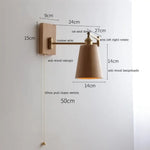 Applique Murale Led Bois Brut Design Scandinave Élégant Chambre