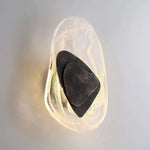 Applique Murale Led Cristal Design Élégant Contemporain. Rétro Noir / Lumière Blanche Chambre