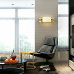 Applique Murale Led Cristal Doré Élégant. Chambre