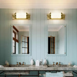 Applique Murale Led Cristal Doré Élégant. Chambre