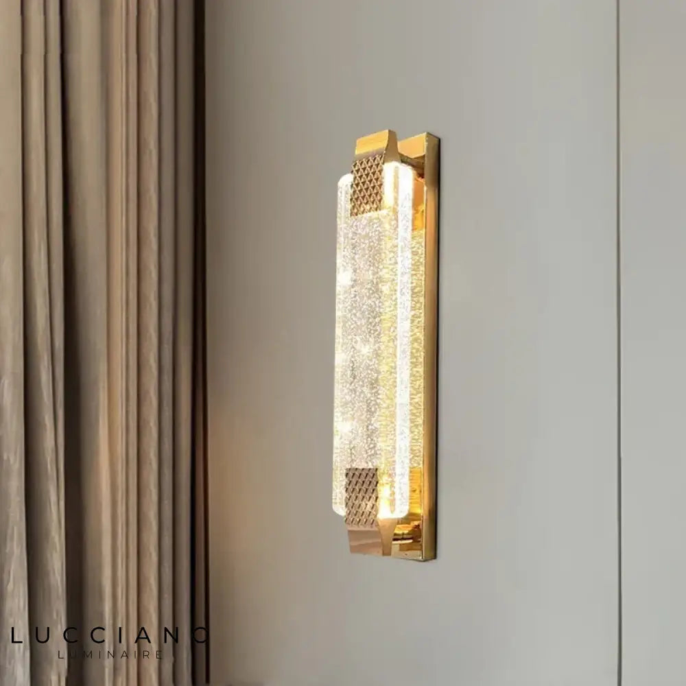 Applique Murale Led Cristalline Élégante Design. Chambre