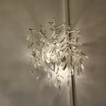 Applique Murale Led Cristalline Élégante Minimaliste Chambre