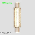 Applique Murale Led Design Cristallin Élégant. Chambre