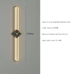 Applique Murale Led Design Élégant Lumineux. Noir-H100Cm / Lumière Chaude Chambre