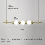Applique Murale Led Design Élégant Métallique. B-3 Lumières Chambre