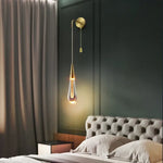 Applique Murale Led Design Goutte Eau Moderne Chambre