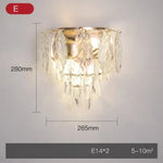 Applique Murale Led Design Luxueux Élégant. E / Gradable Chambre