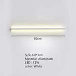 Applique Murale Led Design Moderne Télécommandée. Chambre