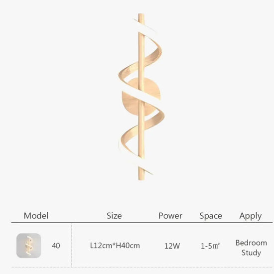 Applique Murale Led Design Scandinave Minimaliste Chambre