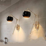 Applique Murale Led Dorée Ajustable Luminaire Doré
