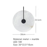 Applique Murale Led Dorée Élégante Design Contemporain B-30Cm Noir / Lumière Chaude 3000K Chambre