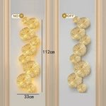 Applique Murale Led Douce Élégance Maison. 9 Tête / Lumière Naturelle Chambre