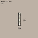 Applique Murale Led: Élégance Orientale Chaude. 30X12Cm / Blanc Chaud (2700-3500K) Chambre