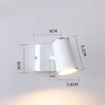 Applique Murale Led Élégante Design Contemporain. A Blanc / Lumière Chaude 3000K Chambre
