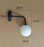 Applique Murale Led Élégante Design Contemporain B Noir Chambre