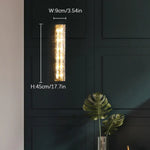 Applique Murale Led Élégante Design Contemporain. L45Cmxh9Cm / Blanc Naturel (3500-5500K) 0-5 W