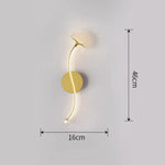 Applique Murale Led Élégante Design Contemporain Un Style Or / 3 Couleurs De Lumière Chambre