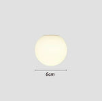 Applique Murale Led Élégante Design Épuré 6 Cm / Abat-Jour En Verre Applique Chambre