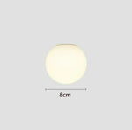 Applique Murale Led Élégante Design Épuré 8 Cm / Abat-Jour En Verre Applique Chambre
