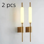 Applique Murale Led Élégante Design Minimaliste Suspendue. 2 Pièces / Blanc Naturel (3 500-5 500