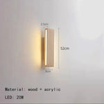 Applique Murale Led Élégante Et Design. 52 Cm / Blanc Chaud (2700-3500K) Chambre