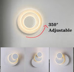 Applique Murale Led Élégante Et Design Pivotante Chambre