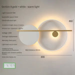 Applique Murale Led Élégante Luxueuse Design. A Blanc / Blanc Chaud (2700-3500K) Chambre