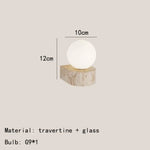 Applique Murale Led Élégante Pierre Design 12X10Cm / Blanc Chaud (2700-3500K) Applique Chambre