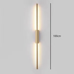 Applique Murale Led Épurée Contemporaine Lumineuse. 100 Cm / Blanc Naturel (3500-5500K) Chambre
