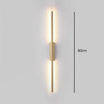 Applique Murale Led Épurée Contemporaine Lumineuse. 80Cm / Blanc Froid (5500-7000K) Chambre