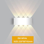 Applique Murale Led Extérieure Étanche Ip65 Blanc 8W / Lumière Chaude 3000K | Alliage