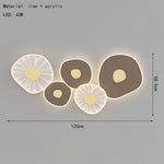 Applique Murale Led Lotus Élégante Design. 3 Modifiables Chambre