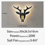 Applique Murale Led Moderne Design Chaleureux. Chambre