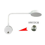 Applique Murale Led Moderne Élégante Design Blanc B- Avec Interrupteur / Lumière À 3 Couleurs
