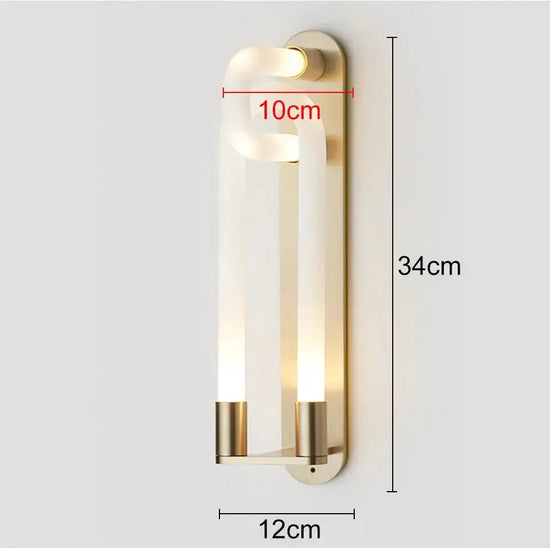 Applique Murale Led Moderne Élégante Design Intérieur Chambre