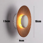 Applique Murale Led Moderne Élégante Design. Or / Blanc Chaud (2700K) Chambre