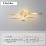 Applique Murale Led Moderne Et Élégant Design. Lwl040A 40Cm / Blanc Froid Chambre