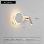 Applique Murale Led Nordique Design Élégante. Blanc / Chaud (2700-3500K) Chambre