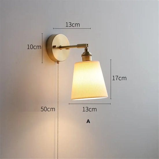 Applique Murale Led Nordique Design Minimaliste Élégant Chambre