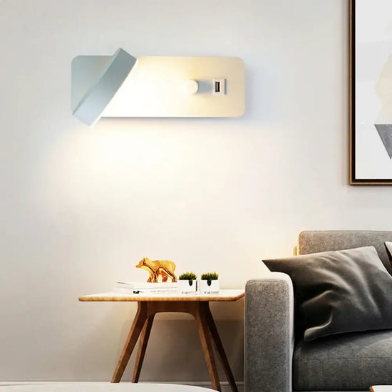 Applique Murale Led Nordique Design Minimaliste Élégant Chambre