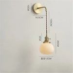 Applique Murale Led Nordique Design Rétro Élégant Chambre