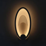 Applique Murale Led Ovale Moderne Minimaliste. Chambre
