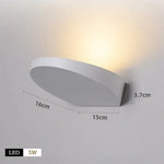 Applique Murale Led Pivotante Design Contemporain B-Blanc / Blanc Chaud (2700-3500K) Applique