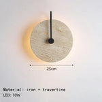 Applique Murale Led Ronde Élégante Contemporaine Design. Diamètre 25Cm / Blanc Chaud