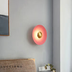 Applique Murale Led Ronde Élégante Design. Chambre
