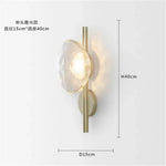 Applique Murale Led Ronde Exotique Élégante Circulaire A1 Chambre