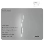 Applique Murale Led Spectaculaire Design Lumineux Élégant White Length100Cm / Trichromatic