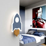 Applique Murale Led Vaisseau Cosmique Bleu Chambre