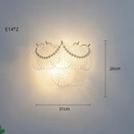 Applique Murale Led Verre Naturel Élégant Chambre